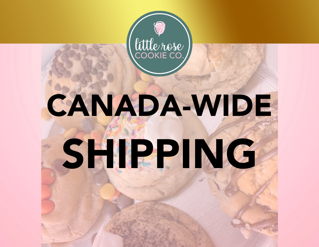 Canada Wide Cookie Shipping | Little Rose Cookie Co.